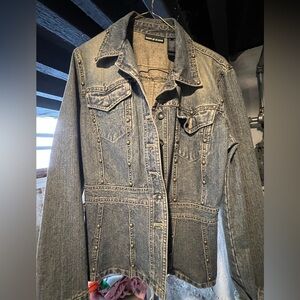 DKNY Studded Denim Jacket